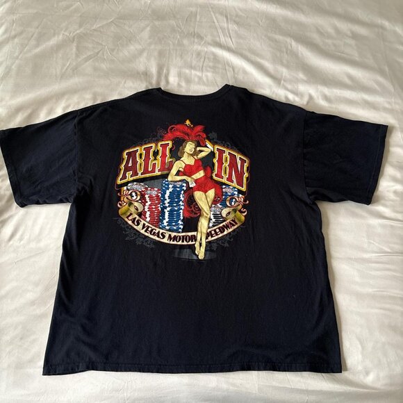 Las Vegas Motor Speedway Showgirl Graphic Tee with Bold Graphics. Size XXL - Picture 4 of 6